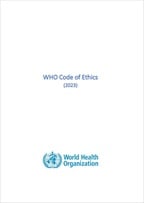 Document cover for WHO Code of Ethics