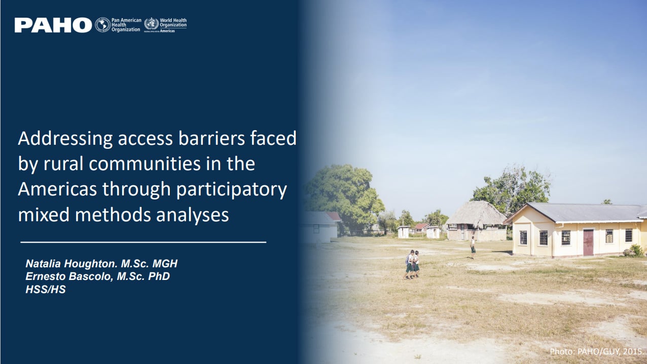 adressing access barriers presentation