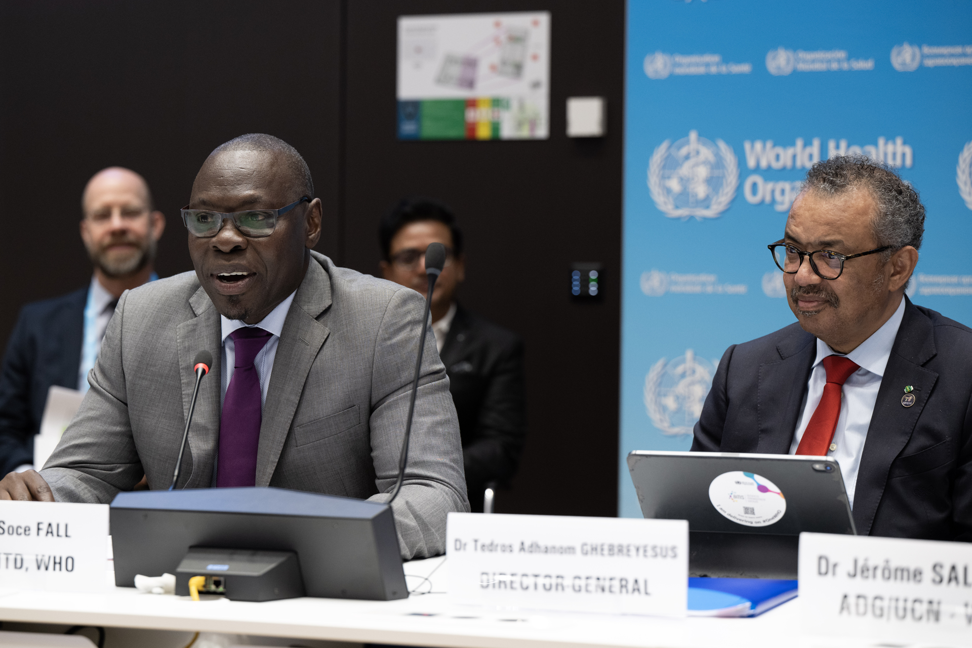 Dr Ibrahima Socé Fall, Director Global NTD programme, urging participants at the  Third Global Neglected tropical Diseases Programme Partners’ Meeting, 12 and 13 June 2023.